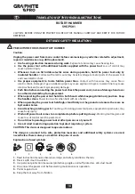 Preview for 18 page of GRAPHITE PRO 59GP501 Instruction Manual