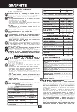 Preview for 44 page of Graphite 58G017 Manual