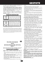 Preview for 45 page of Graphite 58G017 Manual