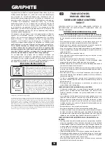 Preview for 54 page of Graphite 58G017 Manual