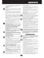 Preview for 25 page of Graphite 58G943 Instruction Manual