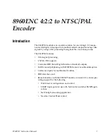 Preview for 7 page of GRASS VALLEY 8960ENC - Instruction Manual