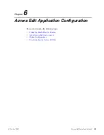 Preview for 89 page of GRASS VALLEY AURORA EDIT - INSTALLATION V7.1 Installation Manual