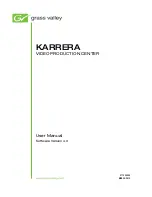 Preview for 3 page of GRASS VALLEY KARRERA User Manual