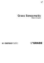 Preview for 27 page of GRASS sensomatic P600M User Manual