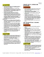 Preview for 2 page of Graymills BIOMATIC BIO436R-A Operation And Maintenance Instructions