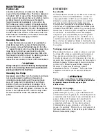 Preview for 14 page of Graymills HANDI-KLEEN PL36 Operation And Maintenance Instructions