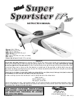 GREAT PLANES Mini Super Sportster EP Instruction Manual preview