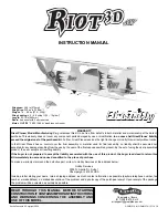 GREAT PLANES Riot 3D Instruction Manual preview