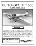 GREAT PLANES Ultra-Sport 1000 Instruction Manual preview