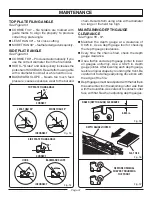 Preview for 31 page of Green Machine GM10514 Operator'S Manual