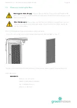 Preview for 22 page of Green motion RANGE XT 22 Technical Documentation Manual