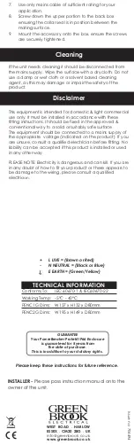 Preview for 2 page of GreenBrook PowerBreaker ProteKt PENC1G Installation Manual