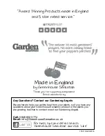 Preview for 4 page of greenhouse sensation Quadgrow Assembly Instructions