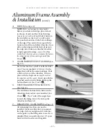 Preview for 19 page of Greenhouse Style Traditional Straight Lean To Instructions Manual