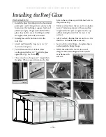 Preview for 30 page of Greenhouse Style Traditional Straight Lean To Instructions Manual