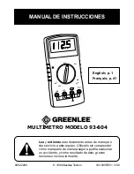 Preview for 21 page of Greenlee 93-604 Instruction Manual