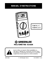 Preview for 41 page of Greenlee 93-604 Instruction Manual