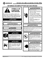 Preview for 42 page of Greenlee C3 Auto Whip Clad Cable Cutter Instruction Manual