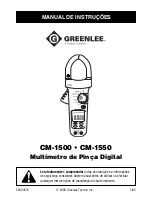 Preview for 91 page of Greenlee CM-1500 Instruction Manual