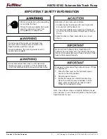 Preview for 4 page of Greenlee Fairmont 42192 Service Manual