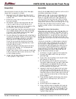 Preview for 6 page of Greenlee Fairmont 42192 Service Manual