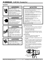 Preview for 6 page of Greenlee GATOR CUAP32GL Instruction Manual