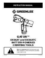 Greenlee GATOR EK06AT Instruction Manual preview