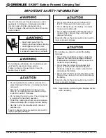 Preview for 4 page of Greenlee GATOR EK06FT Instruction Manual