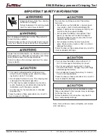 Preview for 4 page of Greenlee GATOR EK425 Instruction Manual