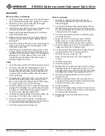 Preview for 10 page of Greenlee GATOR Plus ESG50GL Instruction Manual