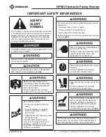 Preview for 3 page of Greenlee HPB25 Instruction Manual