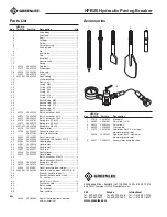 Preview for 12 page of Greenlee HPB25 Instruction Manual