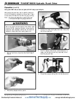 Preview for 8 page of Greenlee Quick Draw 90 7904SB Instruction Manual