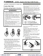 Preview for 7 page of GREENLINE 783310008729 Operation, Service And Parts Instruction Manual