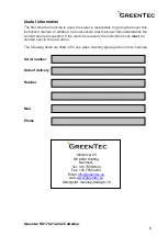 Preview for 6 page of GreenTec HS 172 Handbook