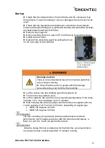 Preview for 21 page of GreenTec HS 172 Handbook