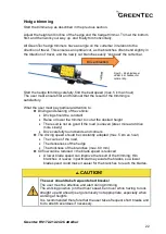 Preview for 22 page of GreenTec HS 172 Handbook