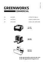 GreenWorks Commercial 2907302 Operator'S Manual preview