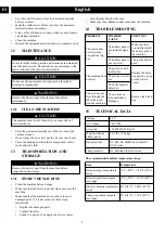 Preview for 8 page of GreenWorks Commercial 82B600 Operator'S Manual