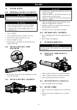 Preview for 22 page of GreenWorks Commercial 82B600 Operator'S Manual