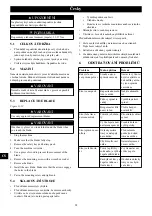 Preview for 98 page of GreenWorks Pro GD60LM46SP Operator'S Manual