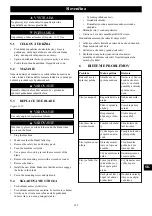 Preview for 105 page of GreenWorks Pro GD60LM46SP Operator'S Manual