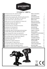 Preview for 1 page of GreenWorks Tools 32067a User Manual