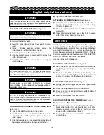 Preview for 21 page of GreenWorks 2100607 User Manual