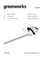 GreenWorks 2200102 Operator'S Manual preview