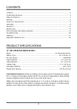 Preview for 2 page of GreenWorks 2601402 Owner'S Manual