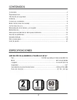 Preview for 46 page of GreenWorks GH 260 Owner'S Manual