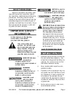 Preview for 2 page of Greyhound 66519 Set Up, Operating, And Servicing Instructions