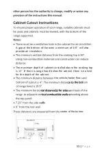 Preview for 11 page of Greystone CF-RV17 Instruction Manual